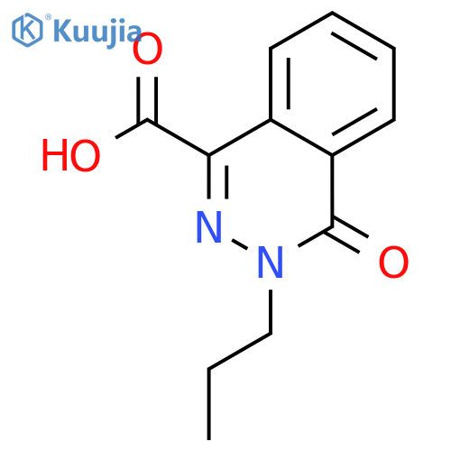 4-oxo-3-propyl-3,4-dihydrophthalazine-1-carboxylic acid structure