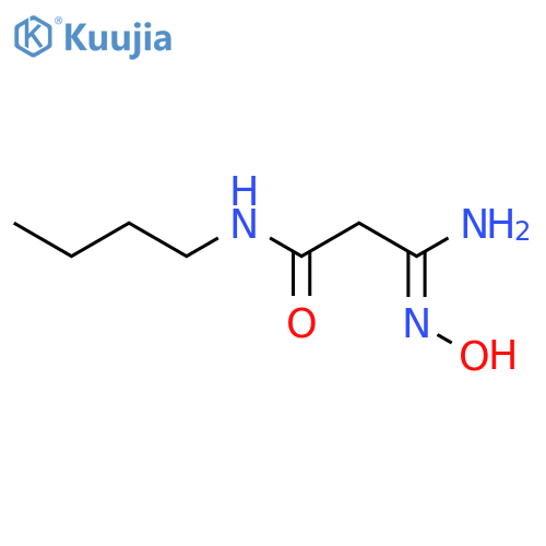 N-Butyl-2-(N'-hydroxycarbamimidoyl)acetamide structure