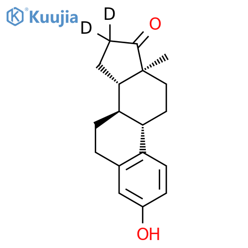 Estrone-d2 structure