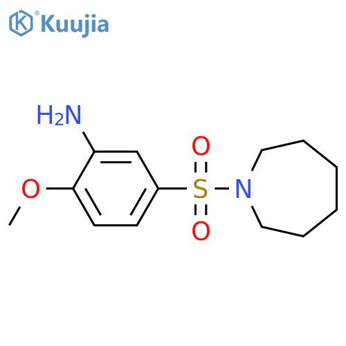 5-(azepane-1-sulfonyl)-2-methoxyaniline structure