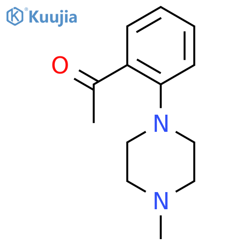 1-2-(4-methylpiperazin-1-yl)phenylethan-1-one structure