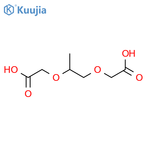 Acetic acid, 2,2'-[(1-methyl-1,2-ethanediyl)bis(oxy)]bis- structure