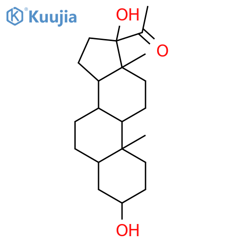 5a-Pregnan-3b,17a-diol-20-one structure