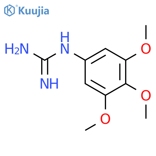 N-(3,4,5-trimethoxyphenyl)guanidine structure