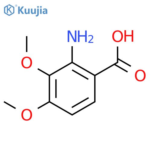 2-Amino-3,4-dimethoxybenzoic acid structure