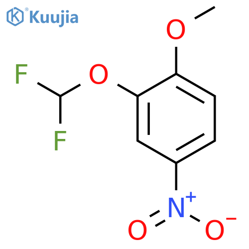 2-(difluoromethoxy)-1-methoxy-4-nitrobenzene structure
