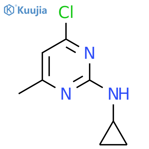 (4-CHLORO-6-METHYL-PYRIMIDIN-2-YL)-CYCLOPROPYL-AMINE structure