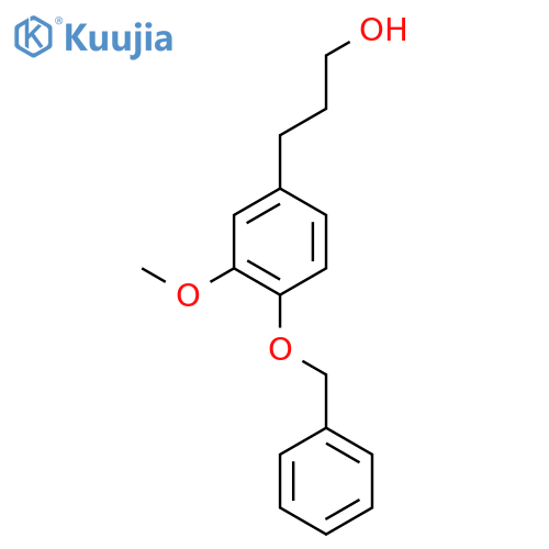 3-(4-(Benzyloxy)-3-methoxyphenyl)propan-1-ol structure