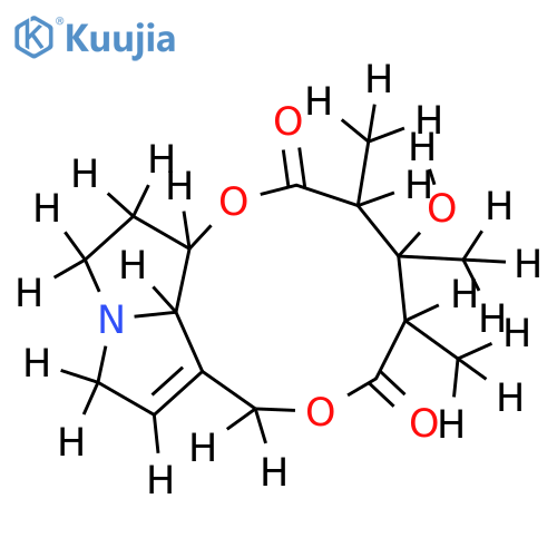 (rel-12R,14R)-13-hydroxy-(12xiH,13xiH,14xiH)-14,19-dihydro-20-nor-crotalanane-11,15-dione structure