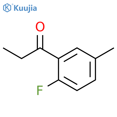 1-(2-fluoro-5-methylphenyl)propan-1-one structure
