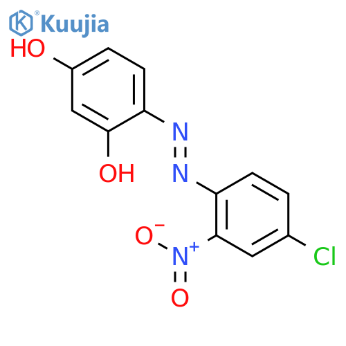 1,3-Benzenediol, 4-[(4-chloro-2-nitrophenyl)azo]- structure