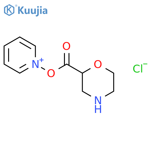 Pyridinium,1-[(4-morpholinylcarbonyl)oxy]-, chloride (1:1) structure