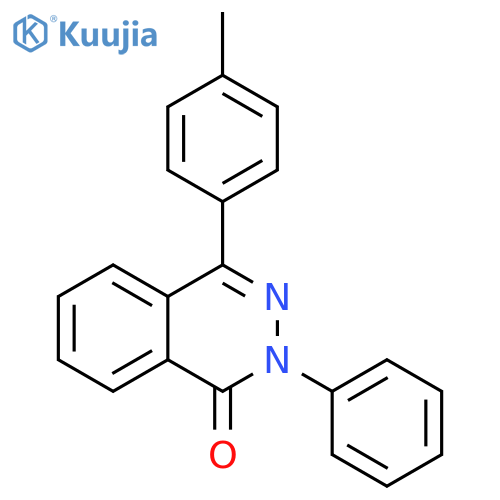 1(2H)-Phthalazinone, 4-(4-methylphenyl)-2-phenyl- structure