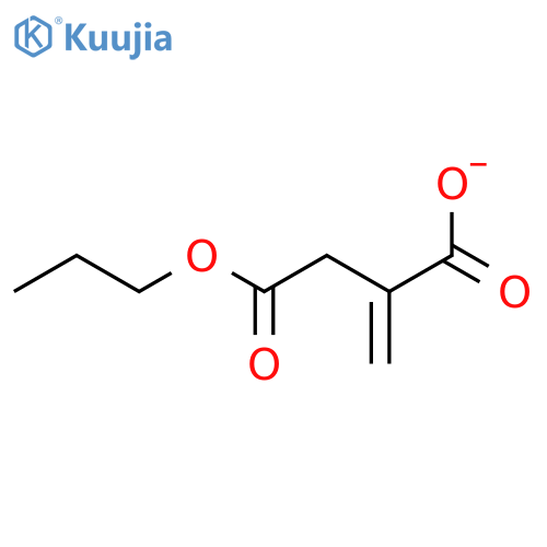 Butanedioic acid, methylene-, 4-propyl ester structure