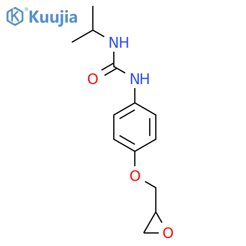 UREA, N-(1-METHYLETHYL)-N'-[4-(OXIRANYLMETHOXY)PHENYL]- structure