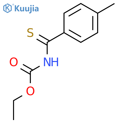 Carbamic acid, [(4-methylphenyl)thioxomethyl]-, ethyl ester structure