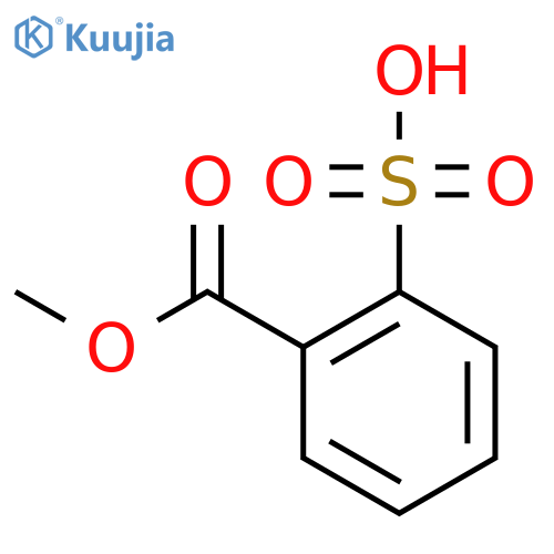 2-(Methoxycarbonyl)benzenesulfonic acid structure