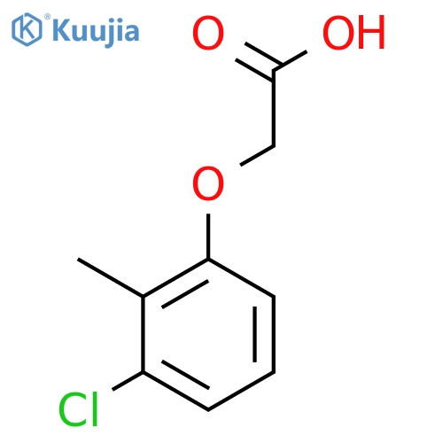 2-(3-chloro-2-methylphenoxy)acetic acid structure