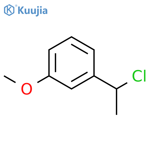 1-(1-chloroethyl)-3-methoxybenzene structure