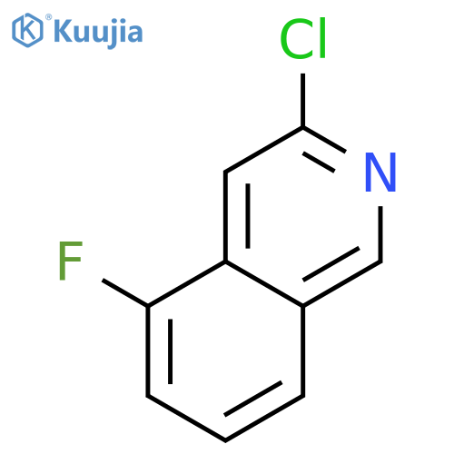 ISOQUINOLINE, 3-CHLORO-5-FLUORO- structure