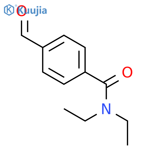 N,N-diethyl-4-formylbenzamide structure