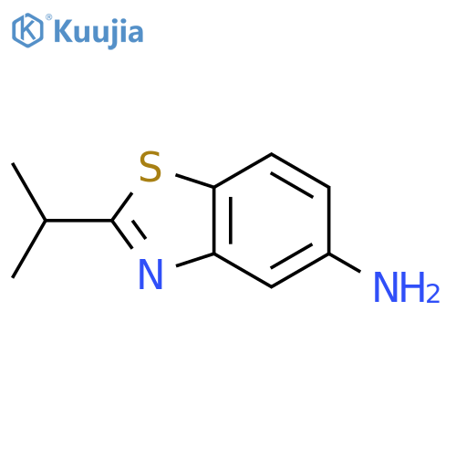 2-(Propan-2-yl)-1,3-benzothiazol-5-amine structure
