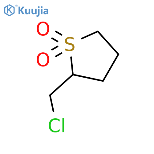 2-(chloromethyl)-1lambda6-thiolane-1,1-dione structure