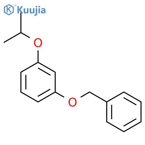 Benzene, 1-(1-methylethoxy)-3-(phenylmethoxy)- structure