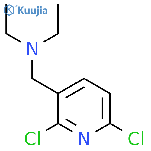[(2,6-Dichloropyridin-3-yl)methyl]diethylamine structure