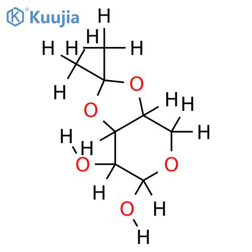 3,4-O-Isopropylidene-beta-D-Pyranose-Ribose structure