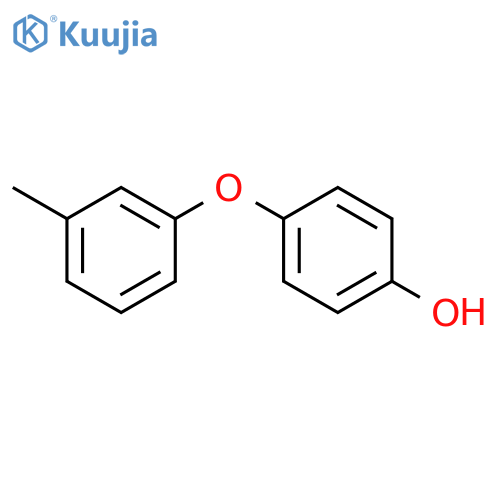 Phenol, 4-(3-methylphenoxy)- structure