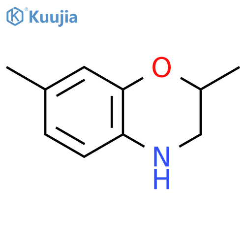 2,7-dimethyl-3,4-dihydro-2H-1,4-benzoxazine structure