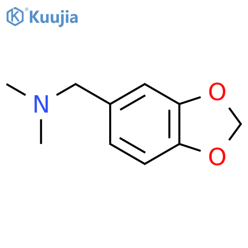 1-(Benzo[d][1,3]dioxol-5-yl)-N,N-dimethylmethanamine structure