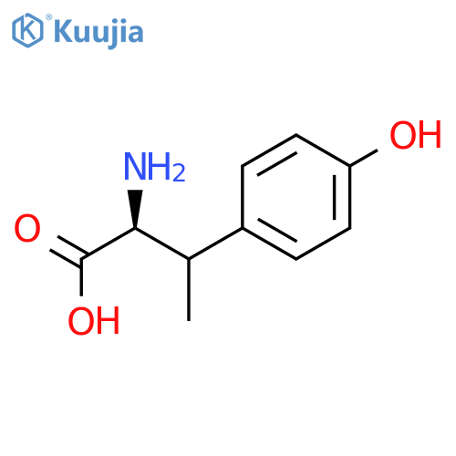 Tyrosine, b-methyl- structure