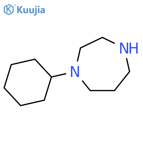 1-Cyclohexyl-1,4-diazepane structure