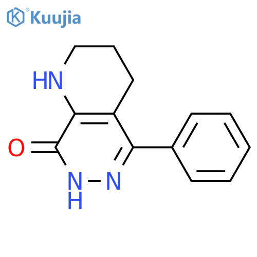 PYRIDO[2,3-D]PYRIDAZIN-8(2H)-ONE, 1,3,4,7-TETRAHYDRO-5-PHENYL- structure