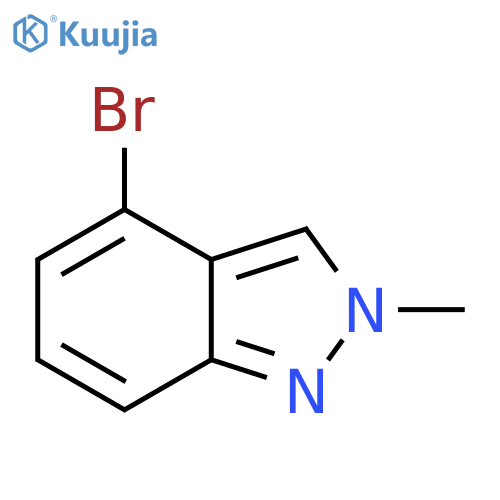 4-Bromo-2-methyl-2H-indazole structure