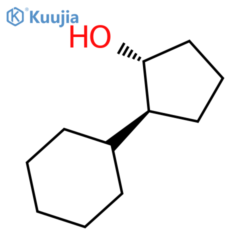 rac-(1R,2S)-2-cyclohexylcyclopentan-1-ol structure