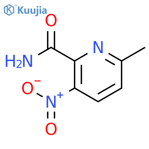 2-Pyridinecarboxamide, 6-methyl-3-nitro- structure