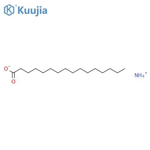 Hexadecanoic acid,ammonium salt (1:1) structure