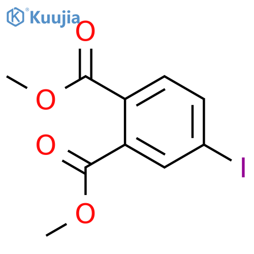 1,2-Benzenedicarboxylicacid, 4-iodo-, 1,2-dimethyl ester structure