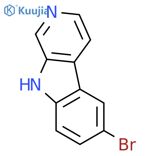 9H-Pyrido[3,4-b]indole,6-bromo- structure
