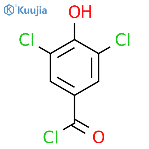3,5-Dichloro-4-hydroxybenzoyl chloride structure