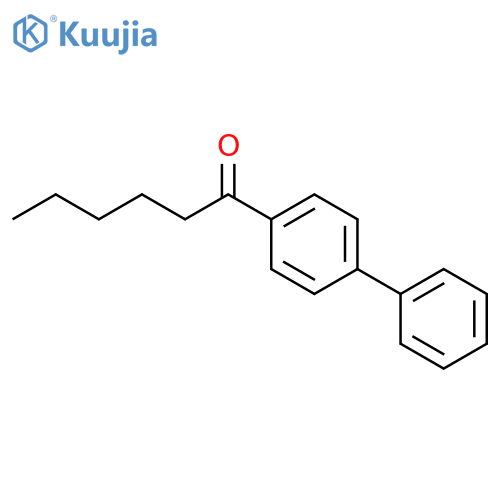 4-Hexanoylbiphenyl structure