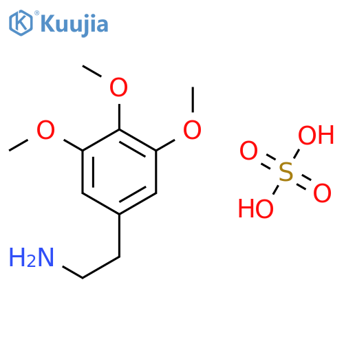 2-(3,4,5-trimethoxyphenyl)ethanamine Sulfate (1:1) structure