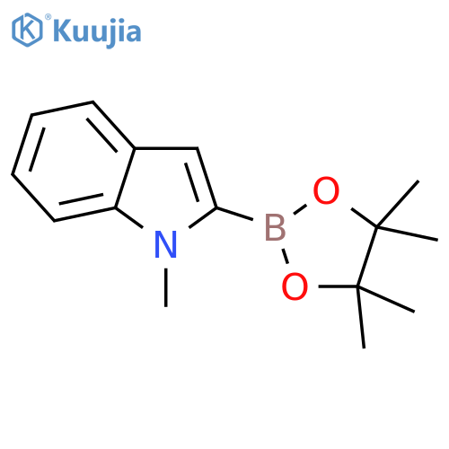 1-Methyl-2-indoleboronic acid pinacol ester structure