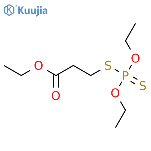 Ethyl 3-diethoxyphosphinothioylsulfanylpropanoate structure