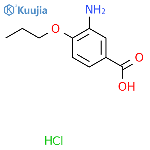 3-Amino-4-propoxybenzoic Acid structure