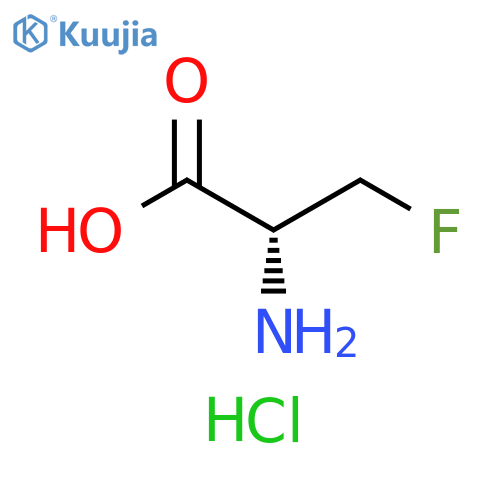 (2R)-2-amino-3-fluoropropanoic acid hydrochloride structure