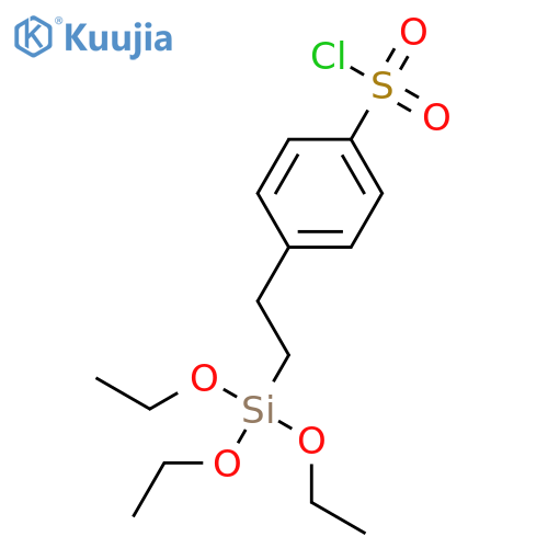 BENZENESULFONYL CHLORIDE, 4-[2-(TRIETHOXYSILYL)ETHYL]- structure